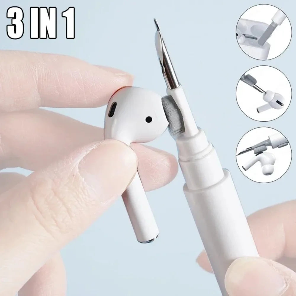 2-in-1 cleaning kit for AirPods 3 Pro with cleaning pen and 13 brush heads for headphones and earbuds